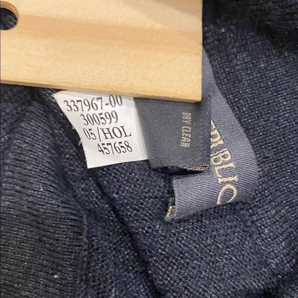 Banana Republic Men's Charcoal V-Neck Sweater silk and cashmere size Large